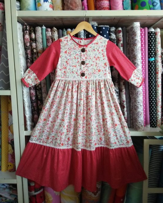 Gamis anak-anak katun jepang